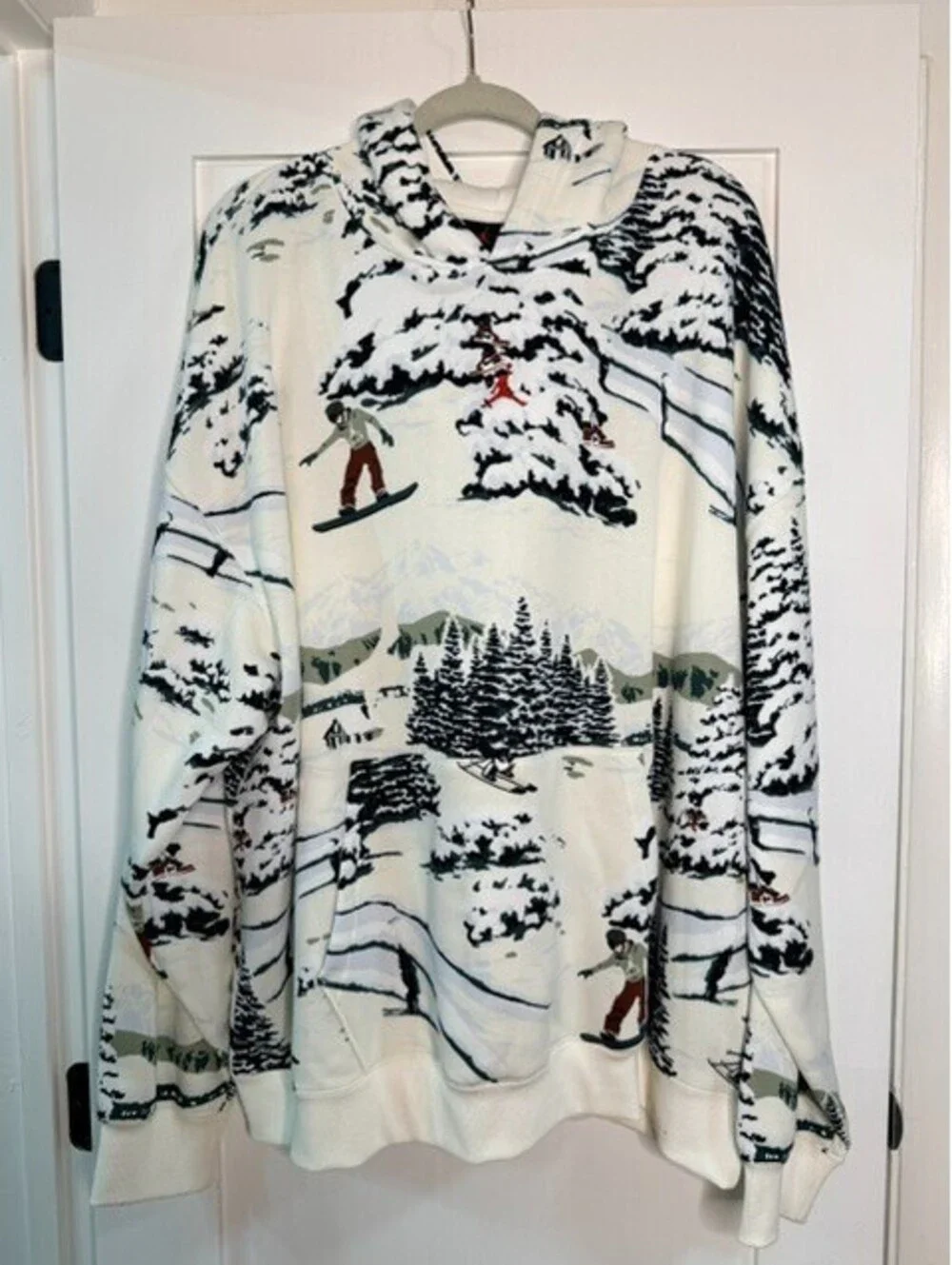 Jordan Flight Fleece Hoodie Men's 3XL Tall Winter Ski Graphic Oversized NWT